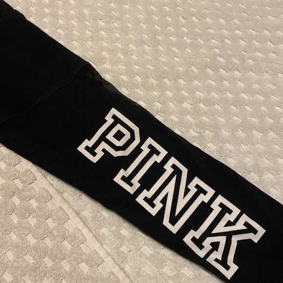 PINK mesh leggings - Picture 3 of 5